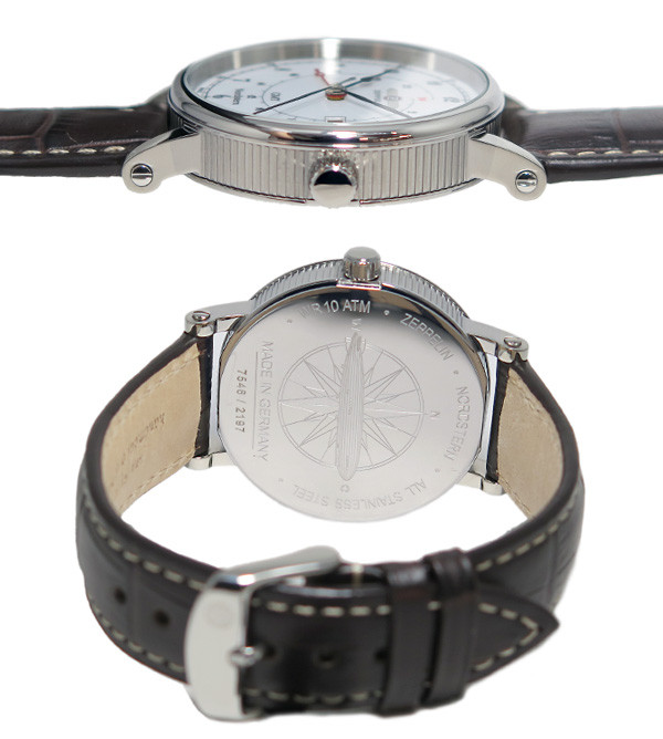 Zeppelin 7546-1 นาฬิกาผู้ชาย Zeppelin Model 7546-1, Series Nordstern Quartz Men's Watch Made In Germany