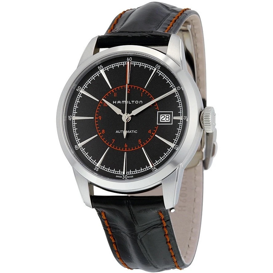 Hamilton H40555731 นาฬิกาผู้ชาย American Classic RailRoad Auto Men's Watch