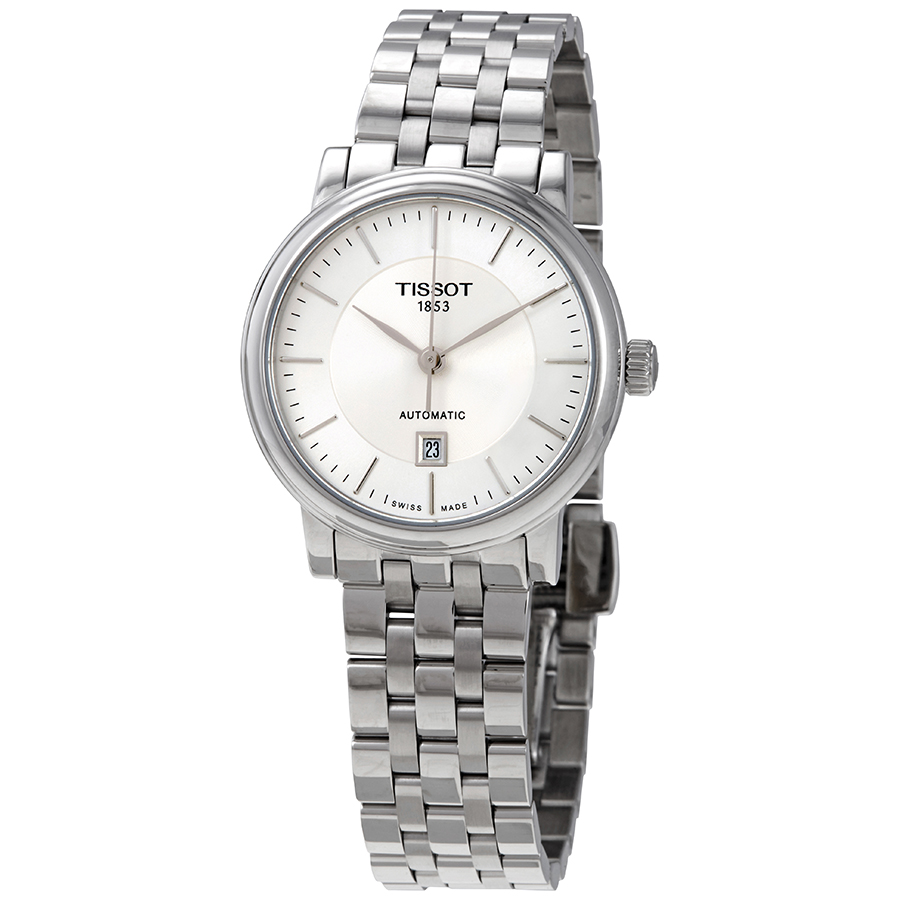 Tissot T122.207.11.031.00 นาฬิกาผู้หญิง T1222071103100, Carson Premium Powermatic 80 Automatic Women's Watch