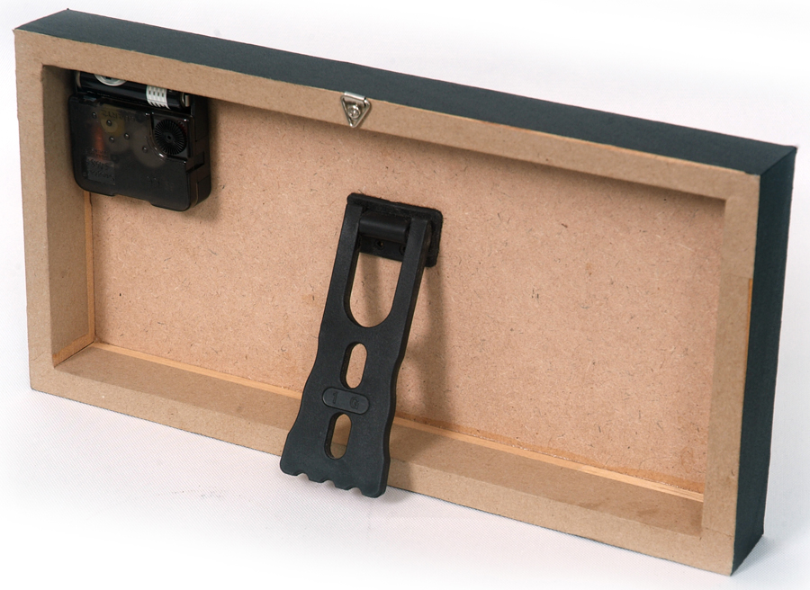 นาฬิการูปภาพตัวเอง กรอบลอย เคลือบด้าน ขนาด 6x12 นิ้ว