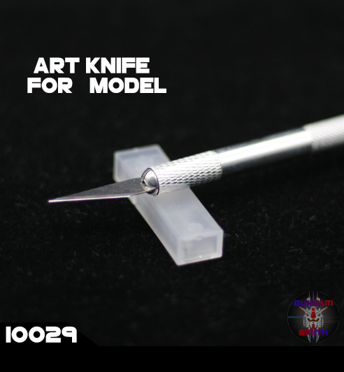 Modeler Knife มีดสำหรับงานโมเดล ด้ามอลูมิเนียม 6 ใบมีด