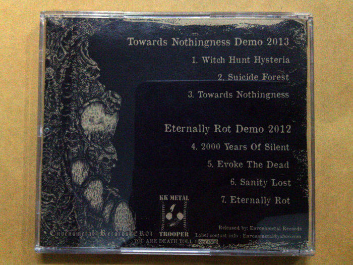 DEATHEVOKER'Towards Nothingness' CD