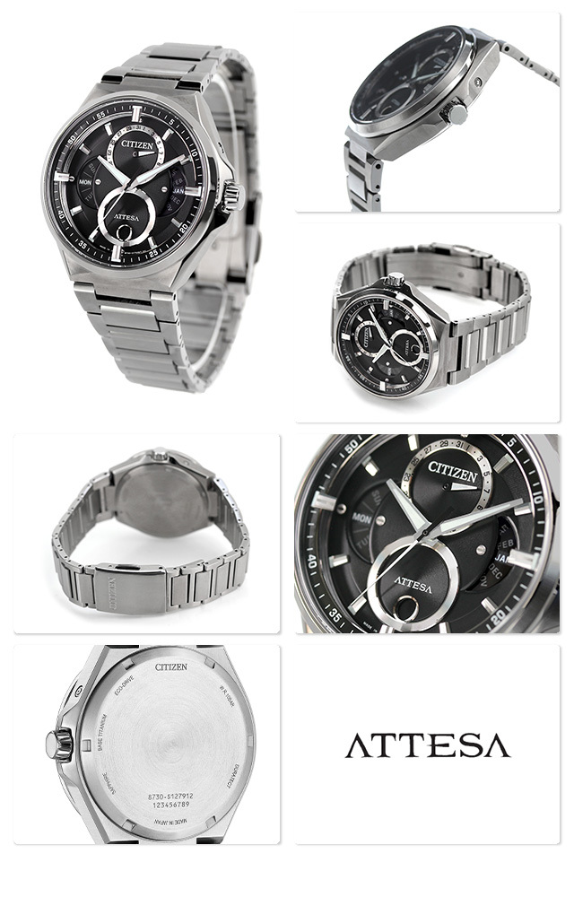 Citizen BU0060-68E นาฬิกาผู้ชาย Attesa Super Titanium™ Men's Watch Men's Watch