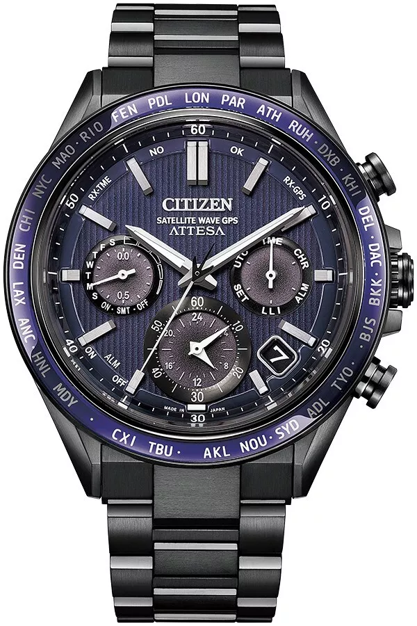 Citizen CC4059-64L นาฬิกาผู้ชาย Attesa Atomic Timekeeping Super Titanium™ Satellite GPS Men's Watch