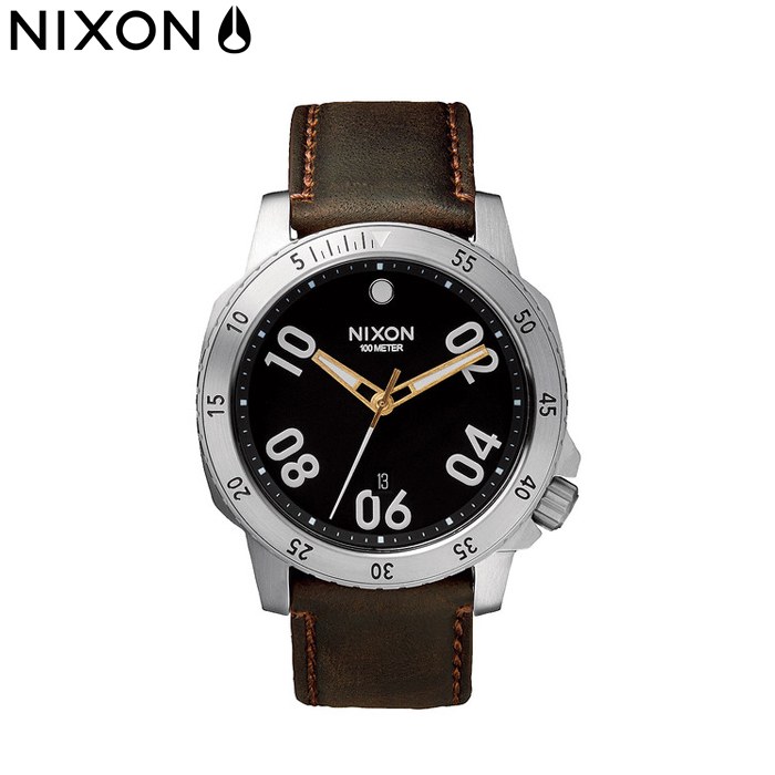 Nixon A508-019-00 นาฬิกาผู้ชาย Nixon รุ่น A508019, Ranger Leather 44mm Men's Watch