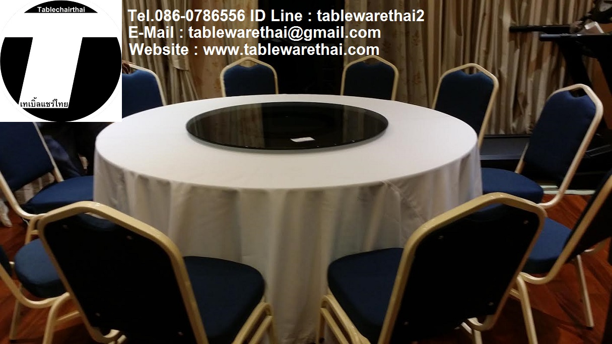 Round Table 圆桌会议 餐桌 中式餐桌 配有旋转镜组 โต๊ะกลม โต๊ะจีน ขนาด 200 cm.นั่ง 14 คน โต๊ะกลม พับครึ่ง มีล้อ,หน้าขาวโฟเมการ์,ขาเหล็กชุปโครเมี่ยม,โต๊ะประชุม,โต๊ะสัมมนาโต๊ะจัดเลี้ยง,โต๊ะโรงแรม Round Table Folding half with wheels Tablechairthai