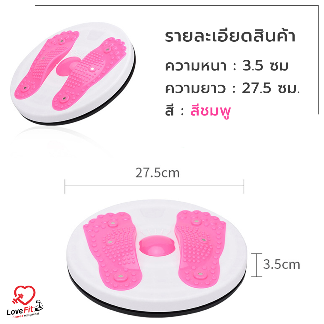 จานทวิสออกกำลังกาย บริหารลดเอว สะโพก ขา ครบจบในเครื่องเดียว