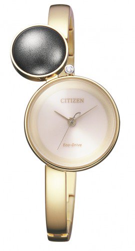 Citizen EW5493-51W นาฬิกาผู้หญิง Eco-Drive Ambiluna Diamond Women's Watch