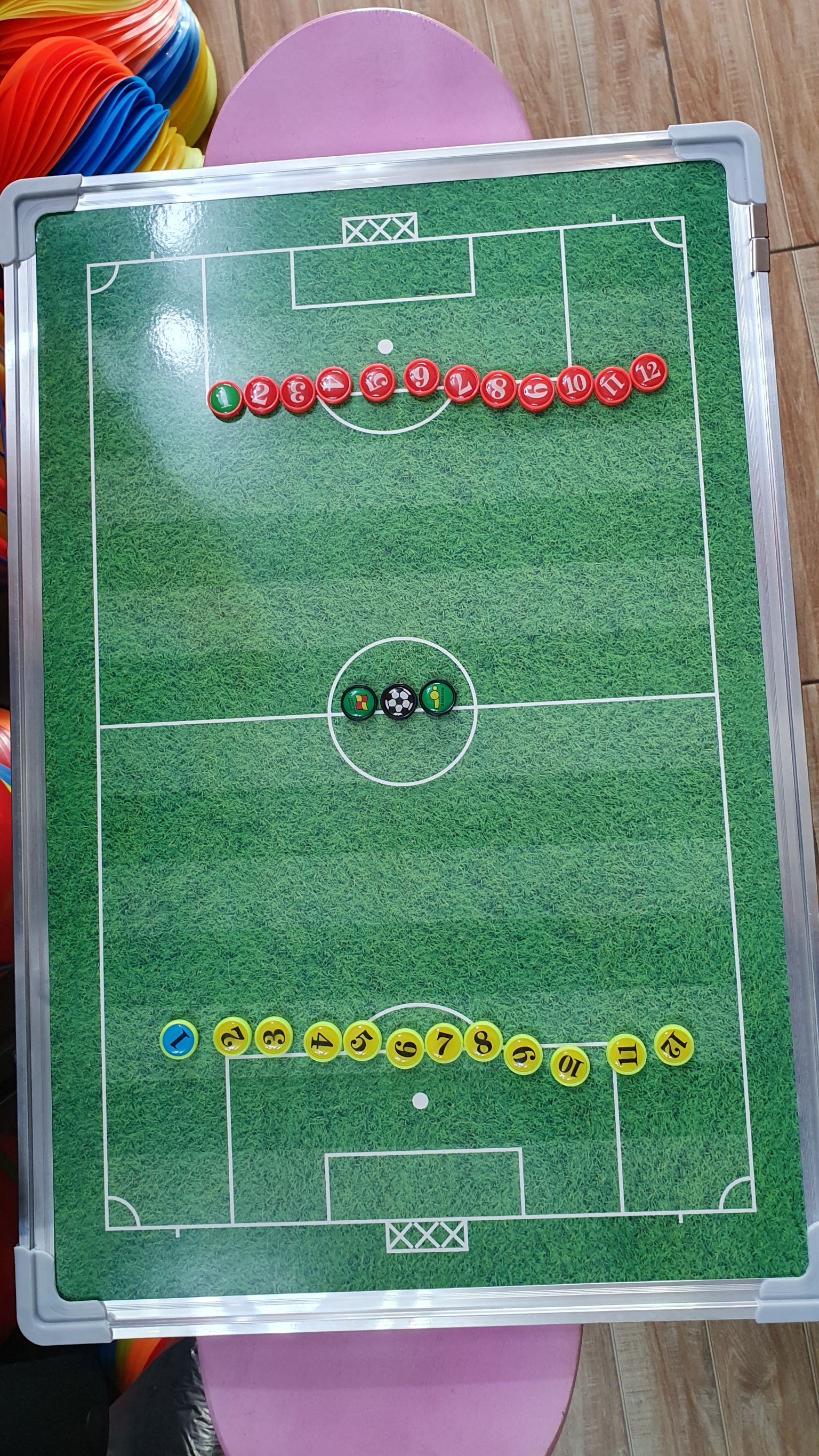 Coach board กระดาน วางแผนฟุตบอล (แม่เหล็ก) ใช้ได้ 2ด้าน