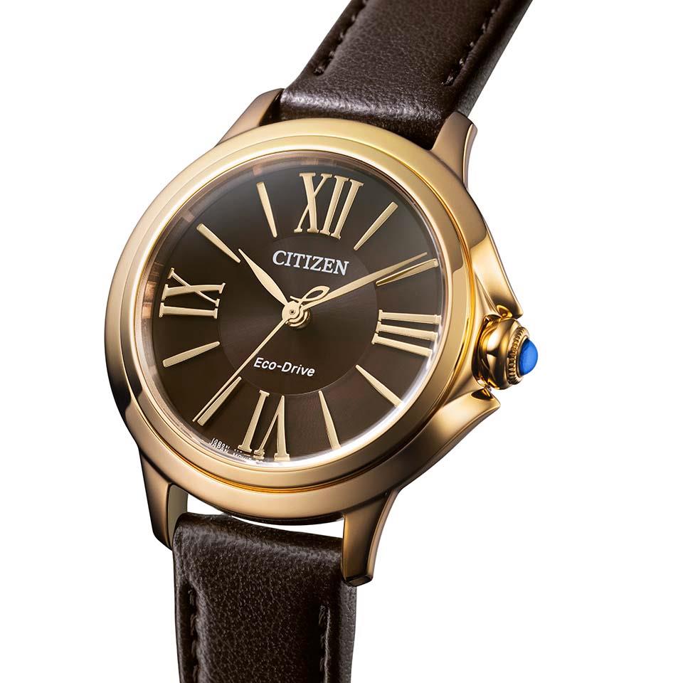 Citizen EM1163-09X นาฬิกาผู้หญิง Citizen l ROUND Collection Eco-Drive Women's Watch