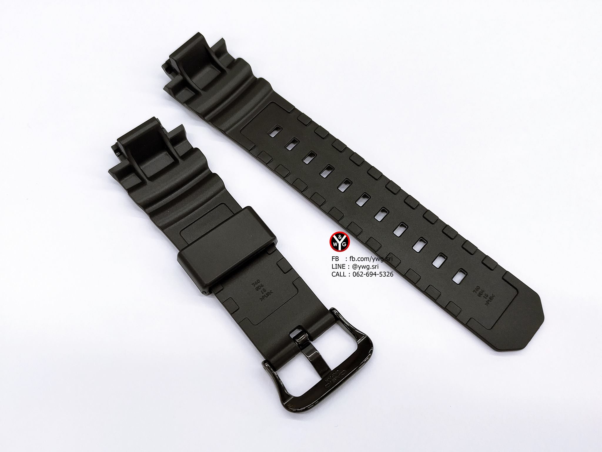 (สินค้าหมด)กรอบสาย G-SHOCK แท้ สีดำด้าน ฟร้อนทองพิ้งโกล ใส่ได้รับรุ่น AW-590 ,AW-591