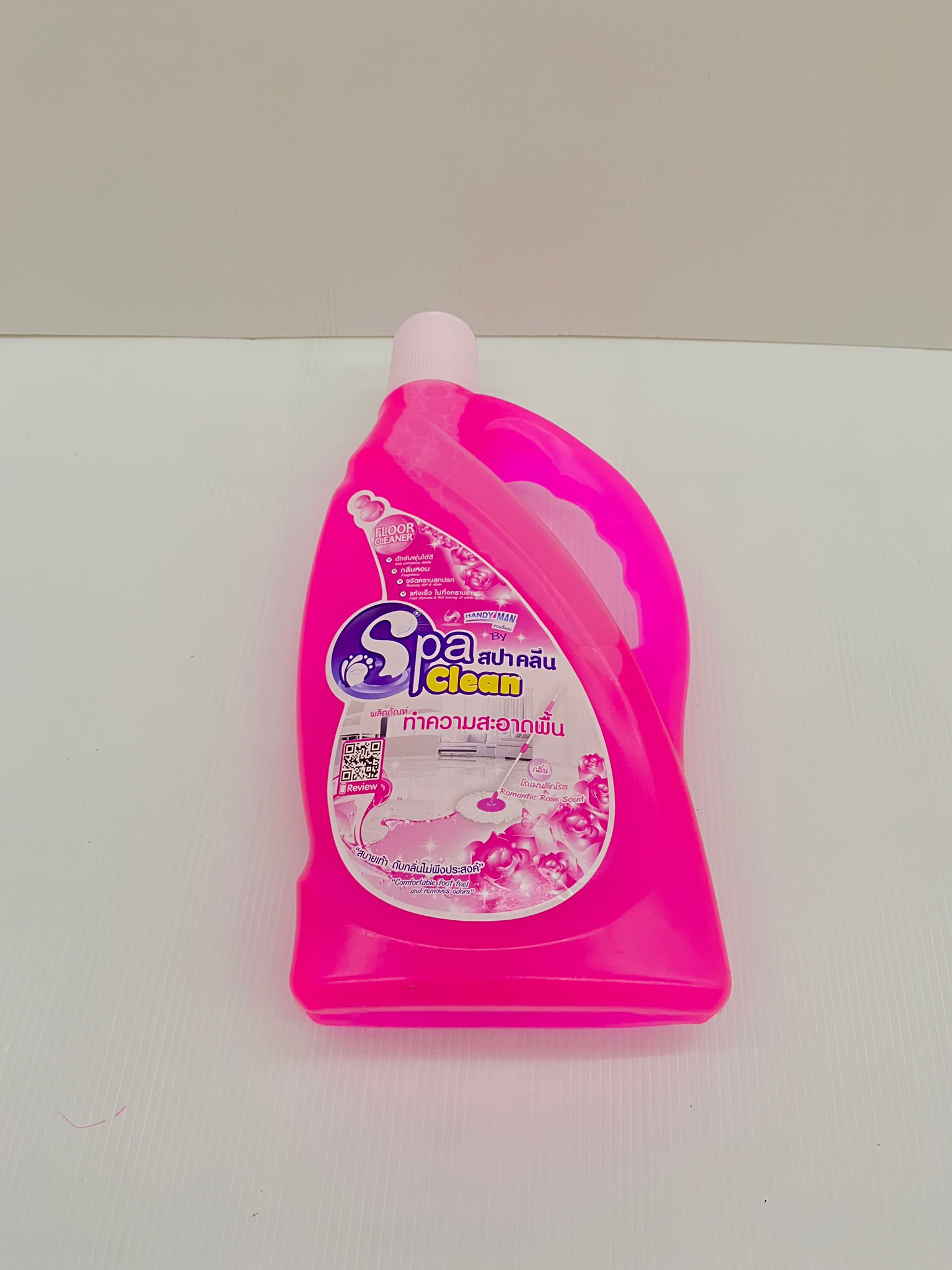 SPA CLEAN น้ำยาถูพื้น สปาคลีน ขนาด 1,200 มล. สีชมพู กลิ่นโรแมนติกโรส