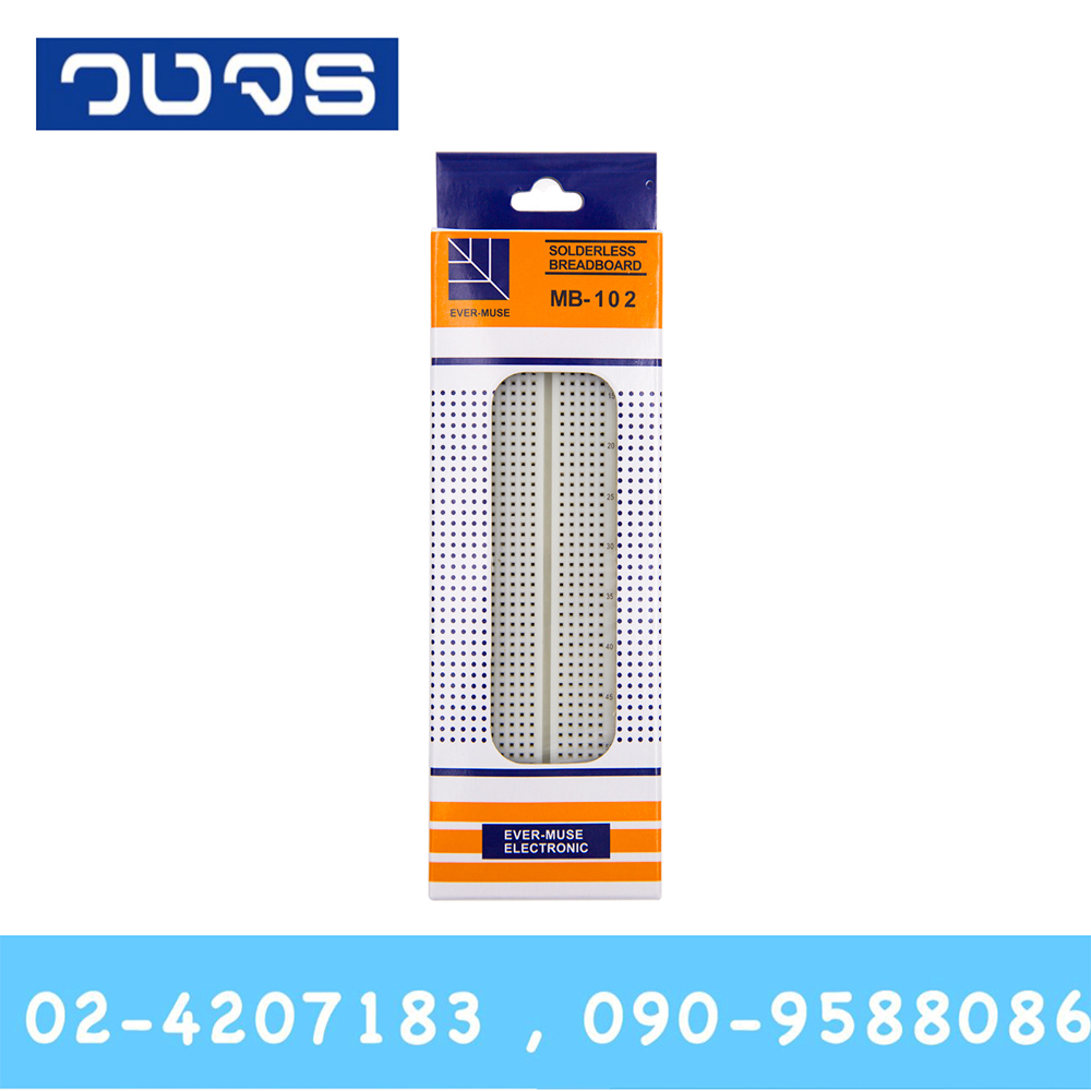 บอร์ดทดลอง Breadboard MB-102