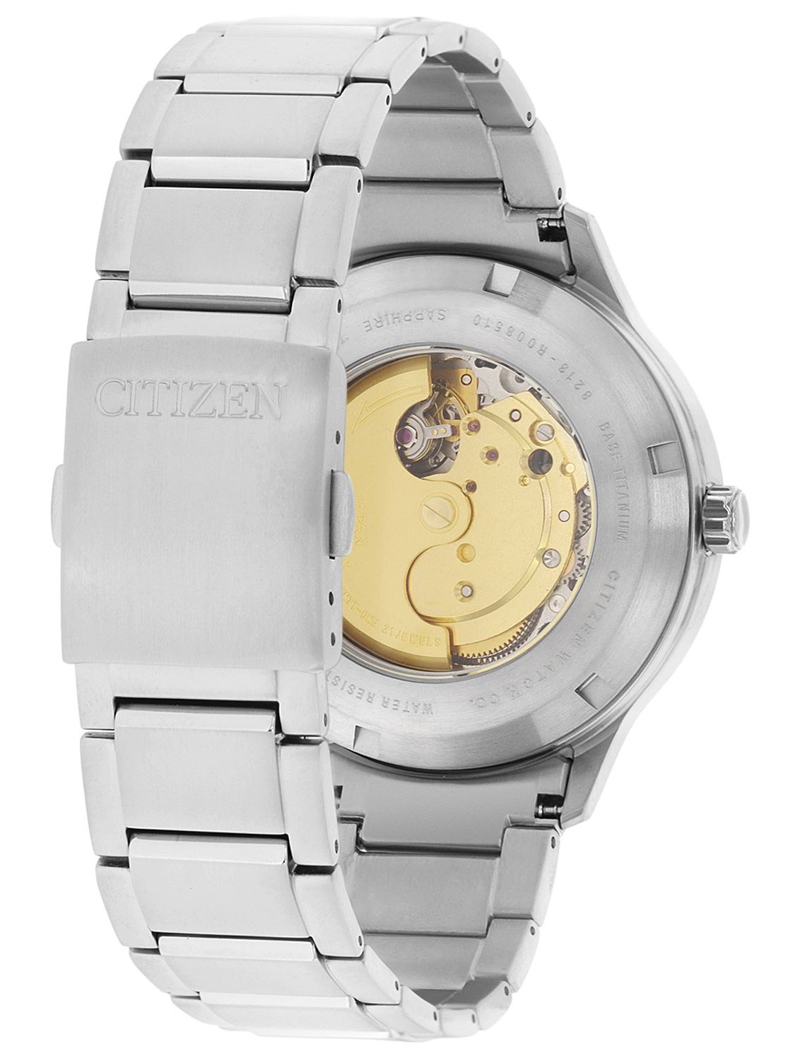 Citizen NJ0090-81A นาฬิกาผู้ชาย Mechanical Automatic Titanium Sapphire Men's Watch