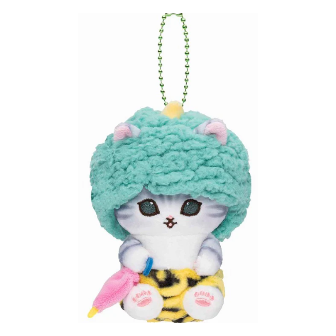 [PRE-ORDER] พวงกุญแจ ตุ๊กตา แมวโมฟุ เทพสายฟ้า Mofusand x Sanrio Characters Mini Mascot (Goropikadon/Don) mofusand×サンリオキャラクターズ ミニマスコット(ゴロピカドン／ドン)