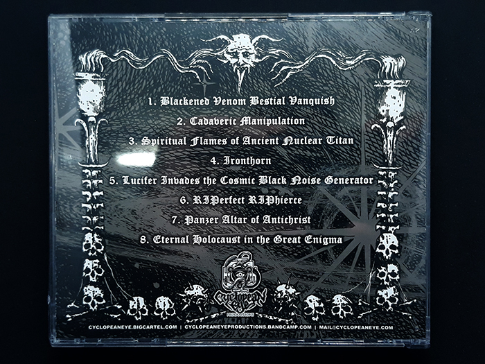 CUT 'Vanquish the weak' CD