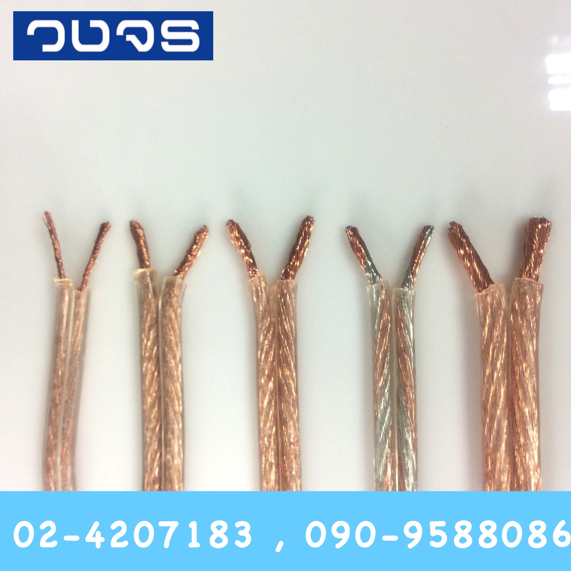 สายลำโพง NECTECH ทองแดงแท้ (ตัดเมตร)