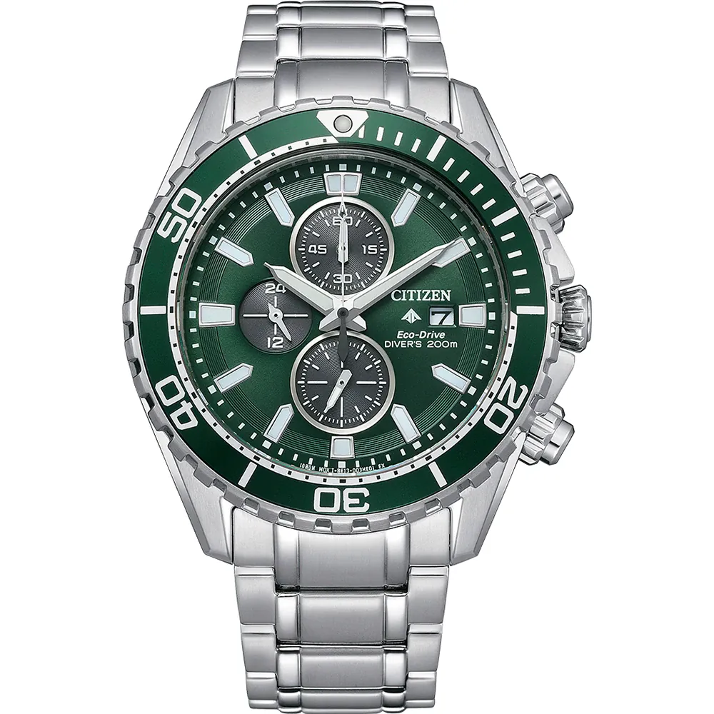 Citizen CA0820-50X นาฬิกาผู้ชาย Eco-Drive Chronograph Marine Promaster Men's Watch