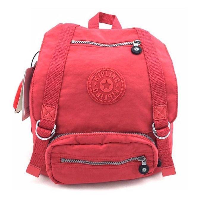 Kipling backpack กระเป๋าเป้ BP3828 623 Joetsu S สีแดง