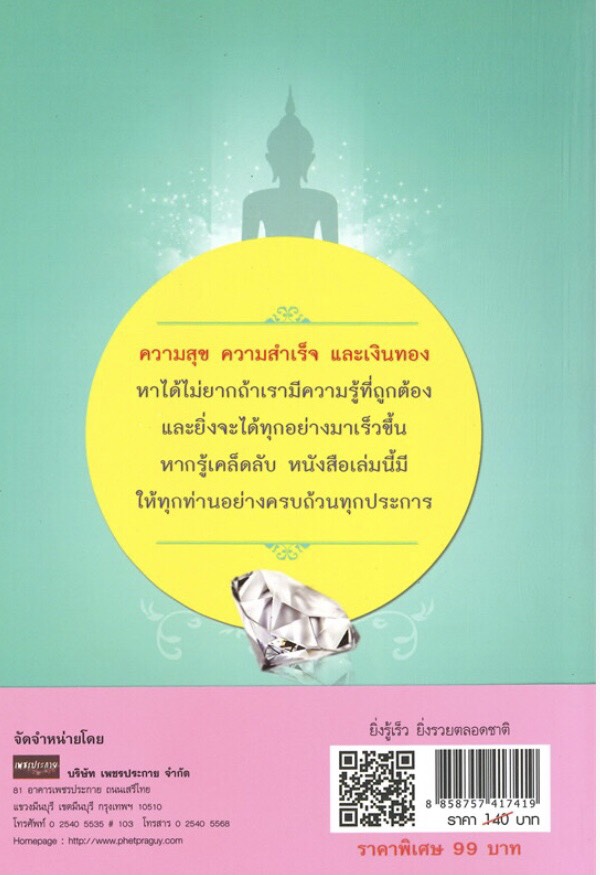 ยิ่งรู้เร็ว ยิ่งรวยตลอดชาติ (ราคาปก 140 บาท ลดพิเศษเหลือ 99 บาท)