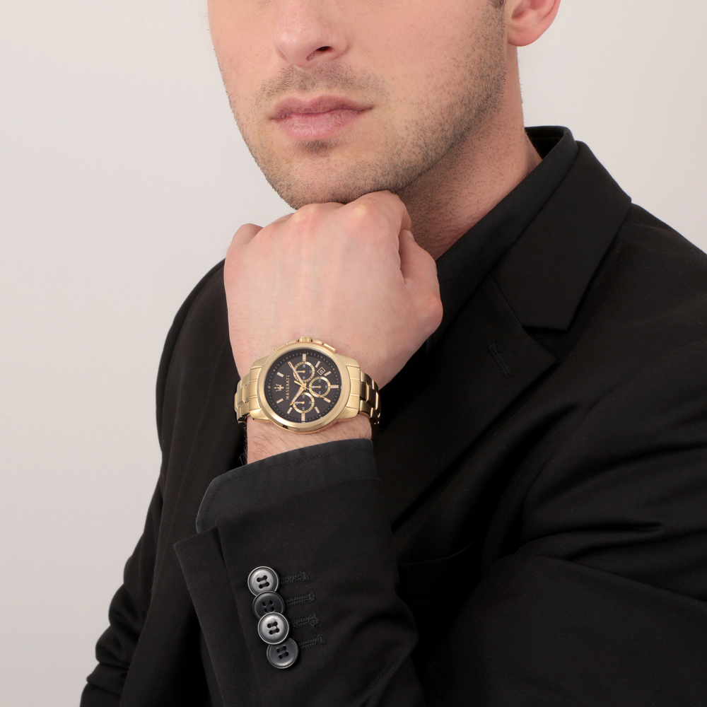 Maserati R8873621013 นาฬิกาผู้ชาย Successo Chronograph Quartz Men's Watch