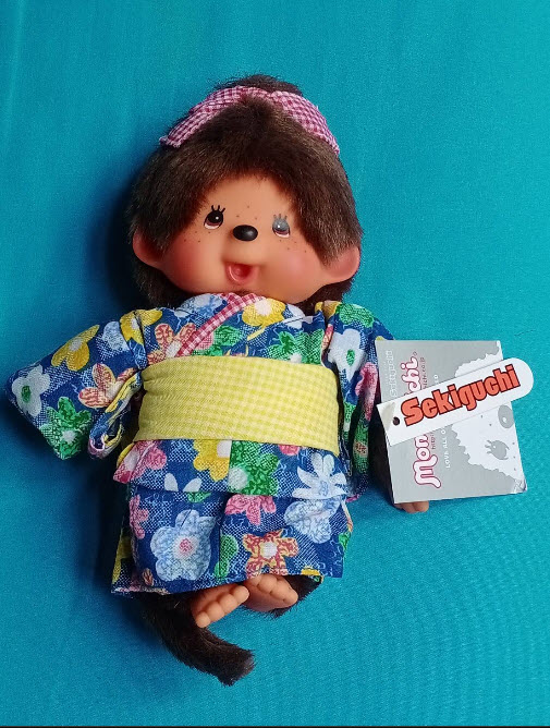 มอนชิชิ (Monchhichi) ชุดกิโมโน ขนาด 8 นิ้ว