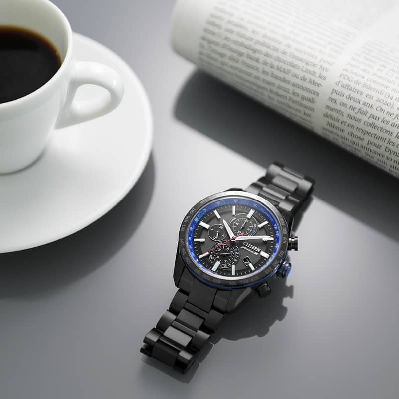Citizen AT8185-97E นาฬิกาผู้ชาย Nissan Fairlady Z Collaboration 35th Anniversary Limited Edition 1700Pcs. Attesa Radio Controlled Eco-Drive Titanium Men's Watch