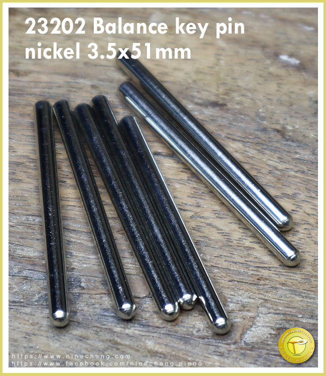 23202 Balance key pin nickel 3.5x51mm
