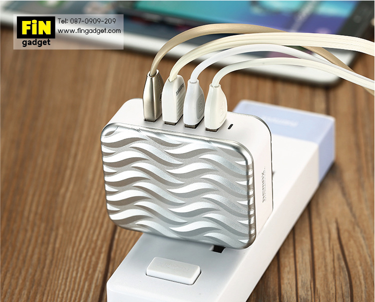 ที่ชาร์จ Remax 4 USB RP-U41 Wave