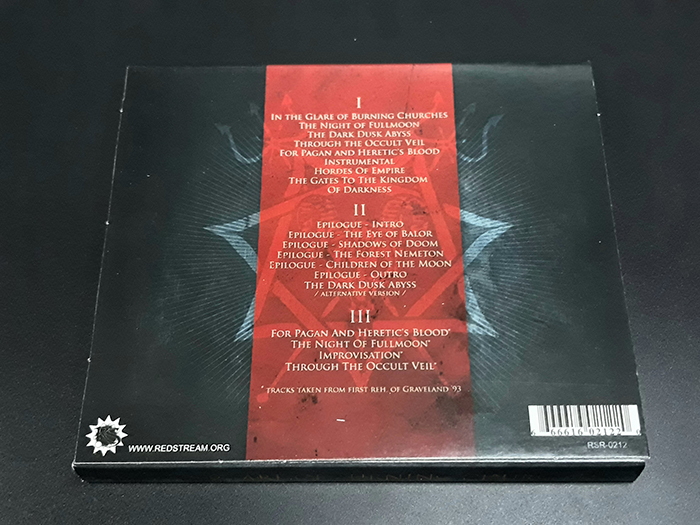 GRAVELAND'In The Glare Of Burning Churches' CD.
