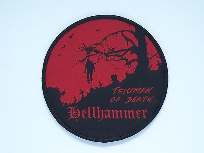 HELLHAMMER 'Triumph Of Death' Woven Patch อาร์มแบบทอ