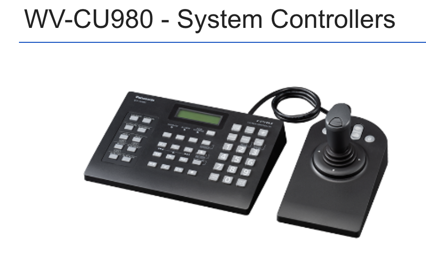 WV-CU980/G