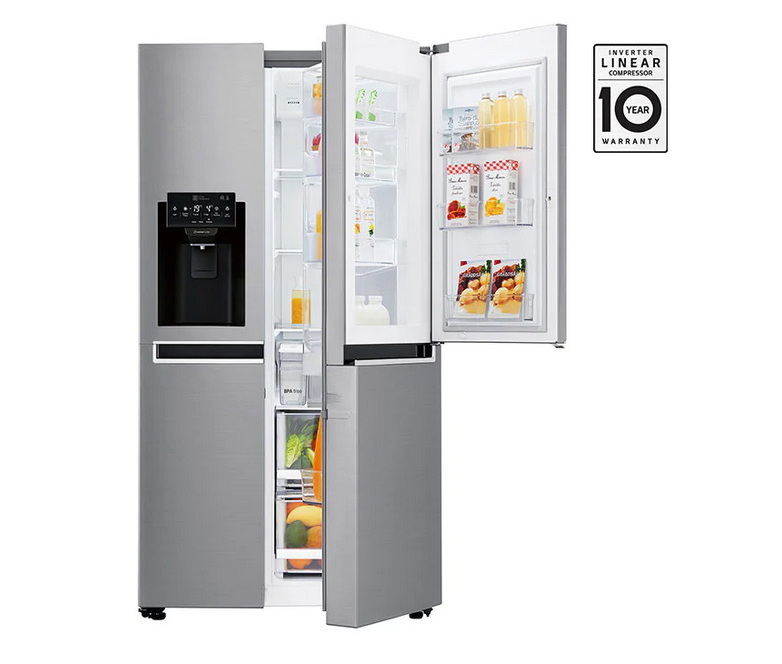 LG ตู้เย็น SIDE BY SIDE รุ่น GC-L247SLLV ขนาด 21.7 คิว INVERTER Linear Compressor พร้อม Smart WI-FI control L247SLLV SBS (ชลบุรี ส่งฟรี)