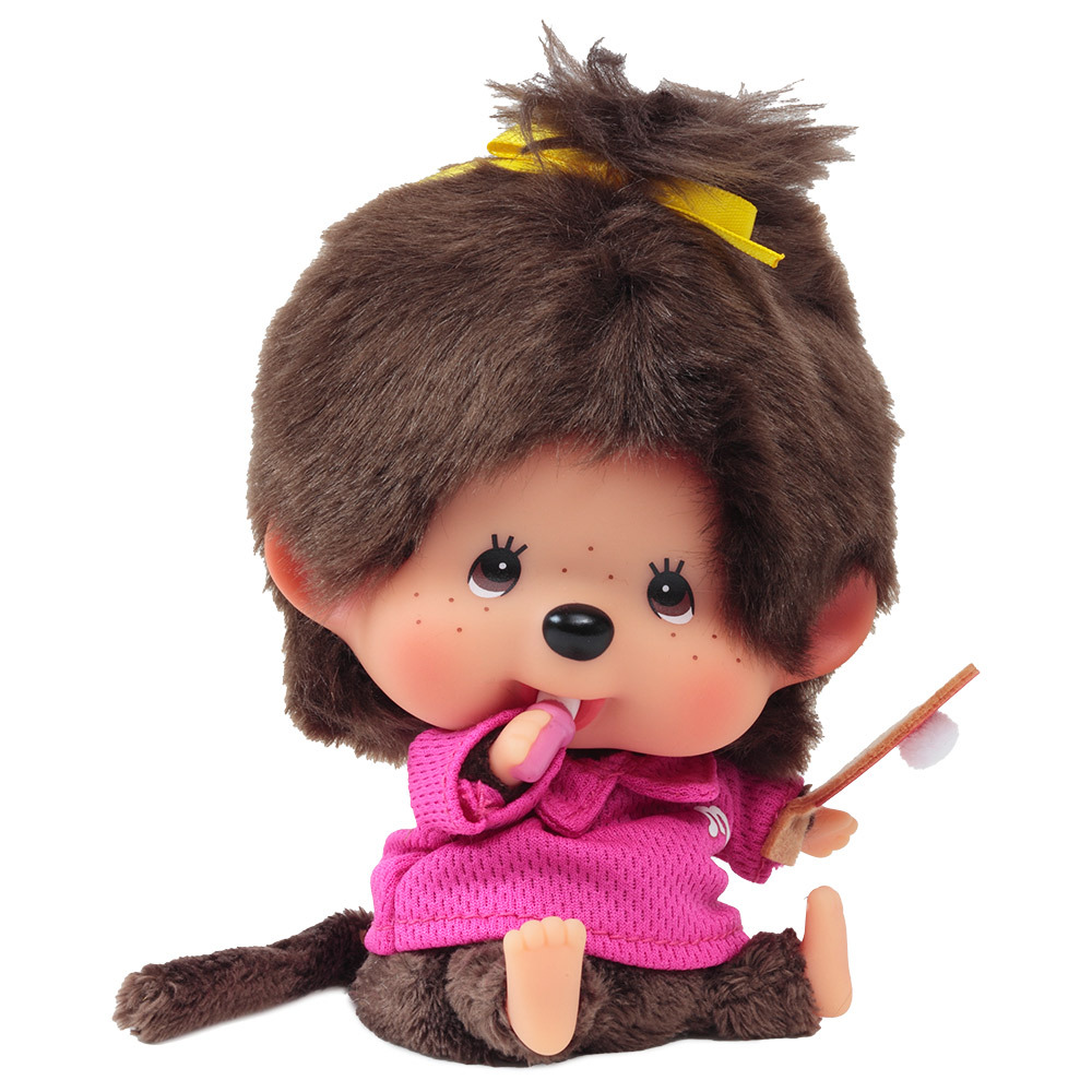 [PRE-ORDER] ตุ๊กตา ม่อนชิชิ นักปิงปอง Size 14 cm ม่อนชิชิจัง Monchhichi Let's Sports Table Tennis Girls นำเข้าจากญี่ปุ่น レッツ！スポーツモンチッチ 卓球 女の子