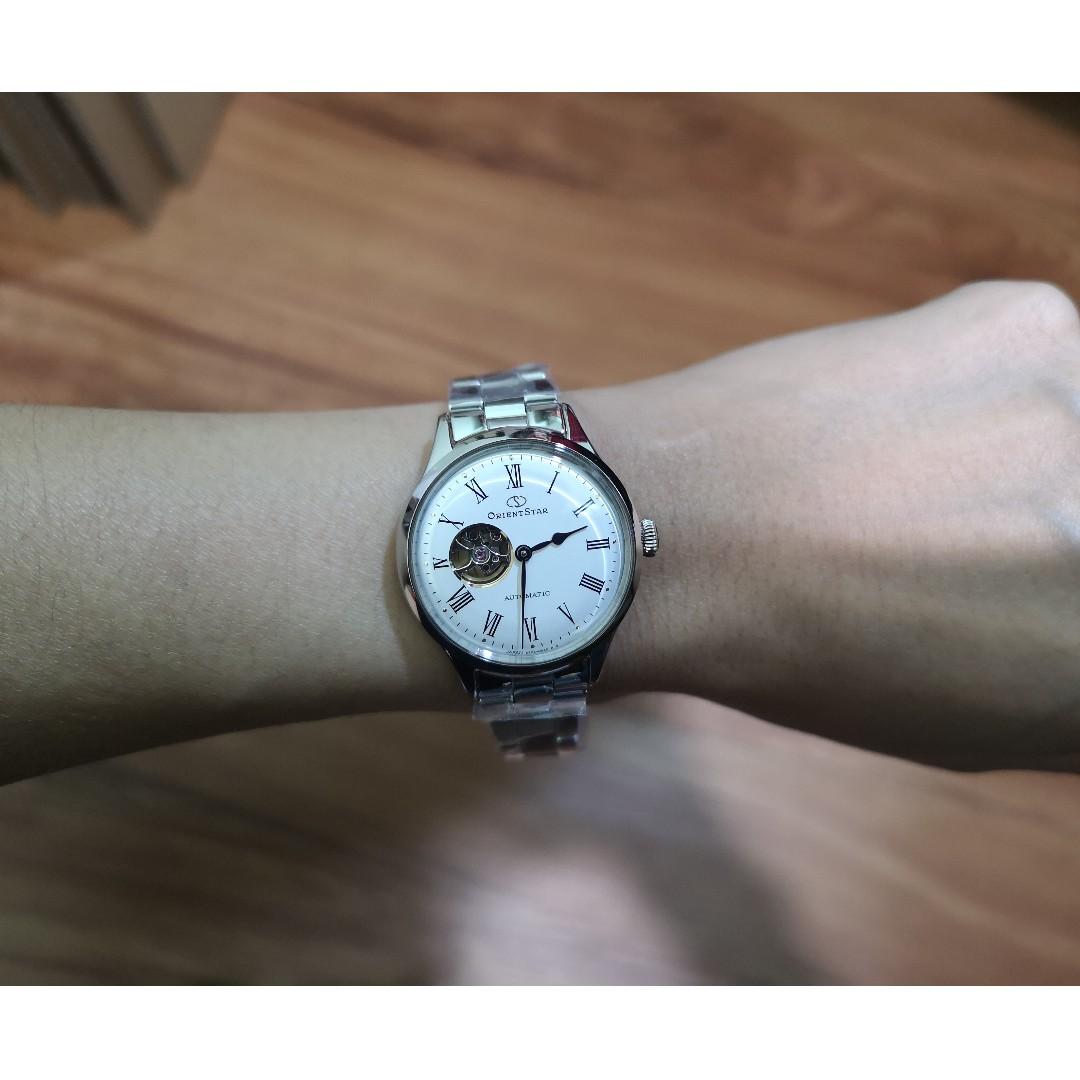 Orient RE-ND0002S00B นาฬิกาผู้หญิง Orient Star Classic Semi Skeleton Automatic Women's Watch