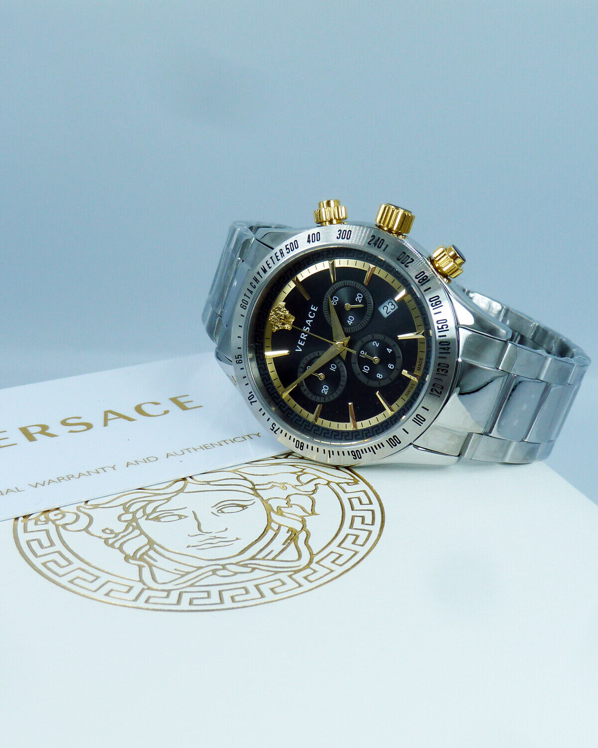 Versace VEV700419 นาฬิกาผู้ชาย Chrono Classic Quartz Men's Watch