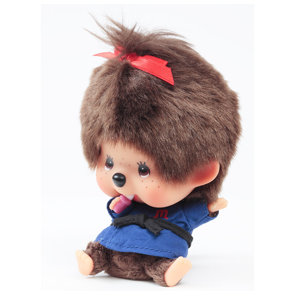 [PRE-ORDER] ตุ๊กตา ม่อนชิชิ นักยูโด Size 13 cm ม่อนชิชิจัง Monchhichi Let's Sports Judo Girl นำเข้าจากญี่ปุ่น レッツ！スポーツモンチッチ 柔道 女の子