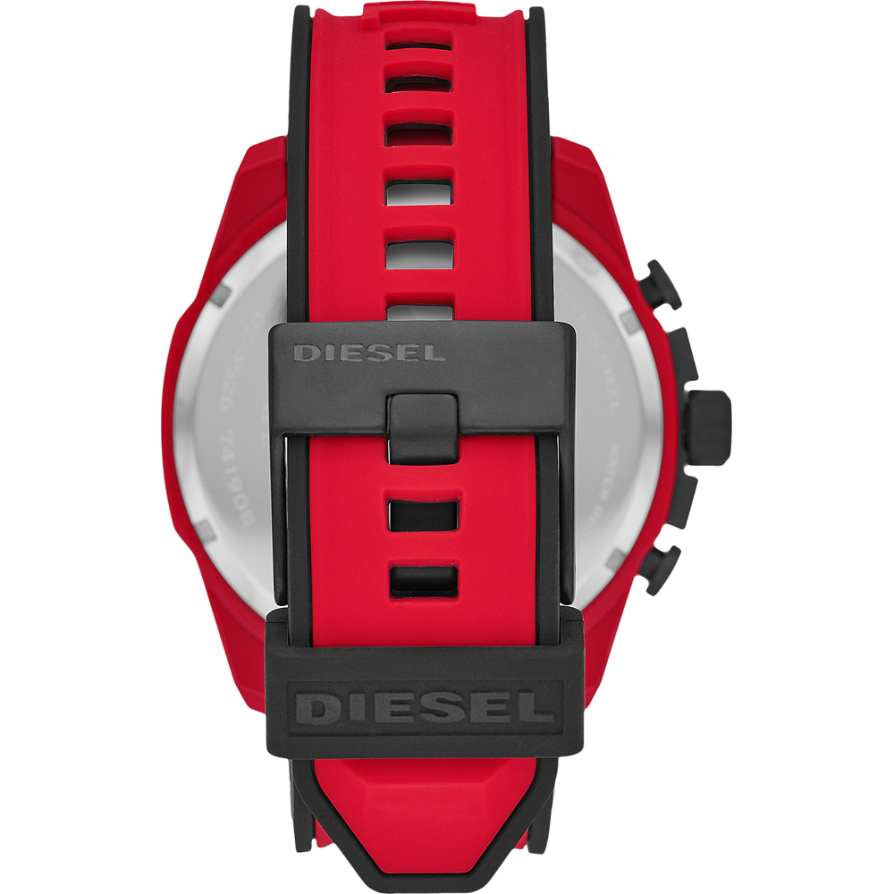 Diesel DZ4526 นาฬิกาผู้ชาย Mega Chief Red XL Quartz Men's Watch