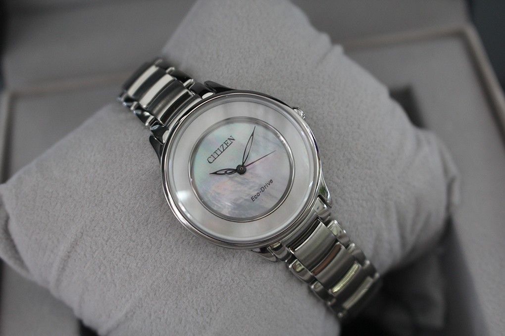 Citizen EM0380-57D นาฬิกาข้อมือผู้หญิง Eco-Drive Citizen L Women's Watch