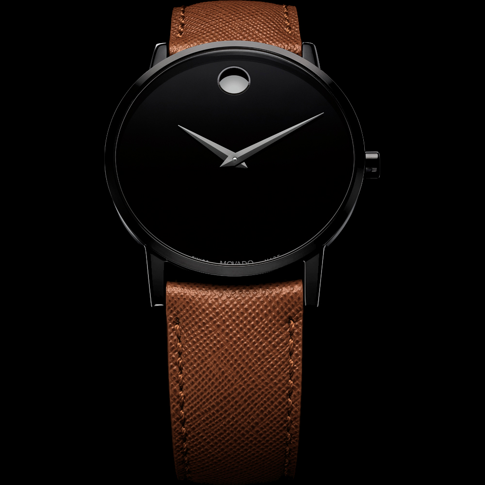 Movado 0607198 นาฬิกาผู้ชาย Museum Quartz Men's Watch