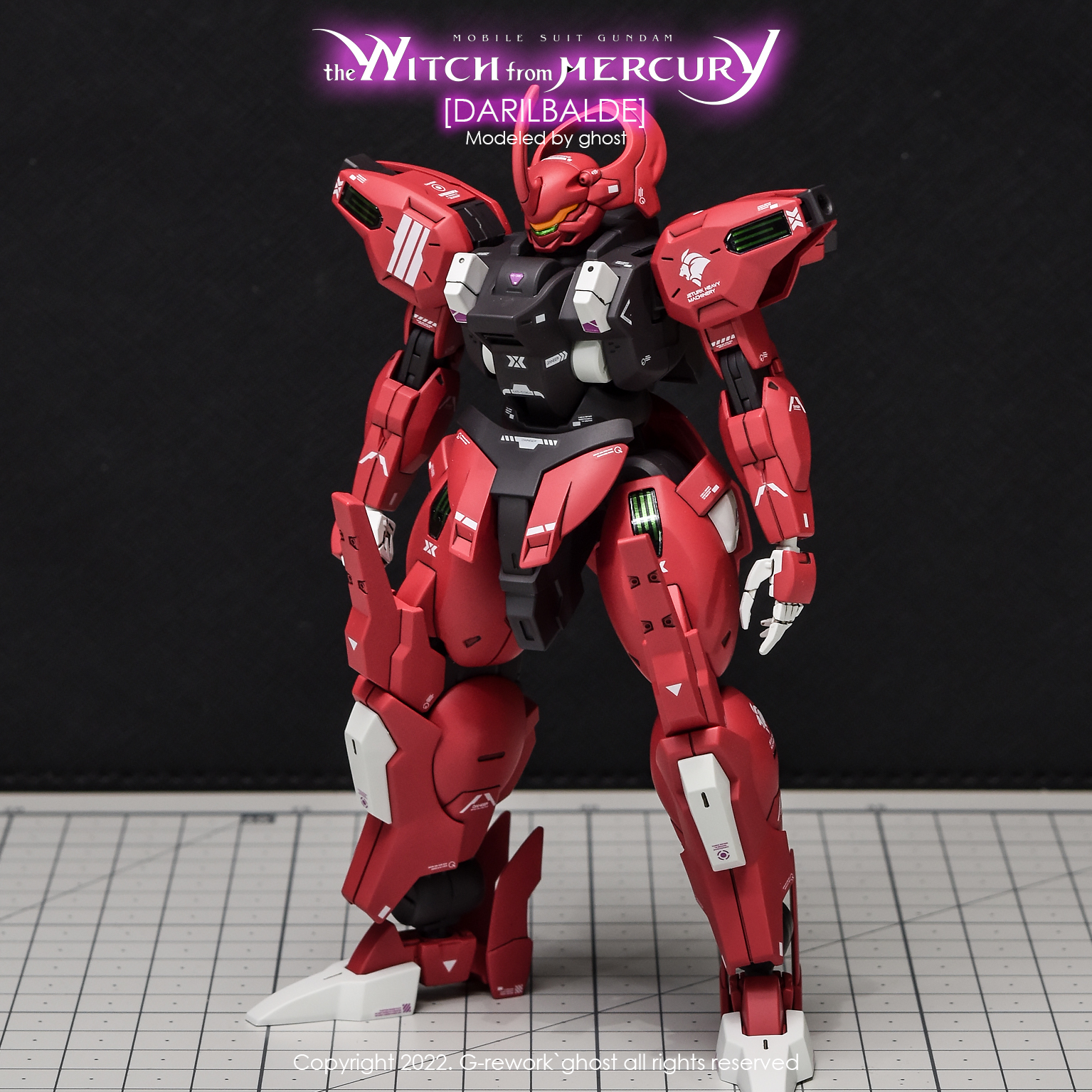 G-REWORK CUSTOM DECAL HG 1/144 DARILBALDE