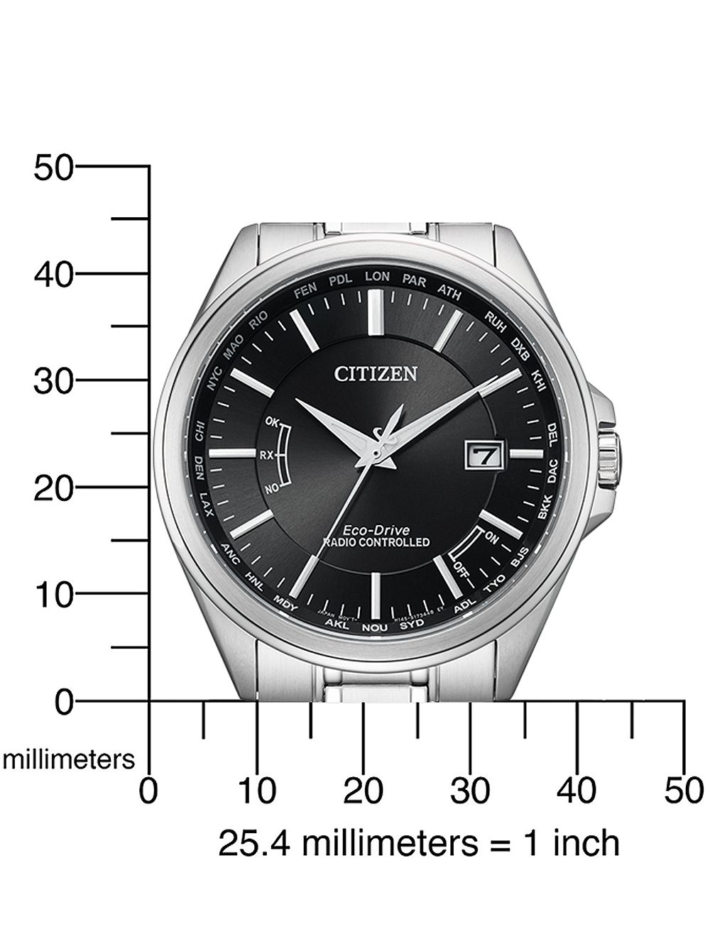 Citizen CB0250-84E นาฬิกาผู้ชาย Eco-Drive Radio controlled Men's Watch
