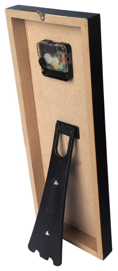 นาฬิการูปภาพตัวเอง กรอบลอย เคลือบด้าน ขนาด 6x16 นิ้ว