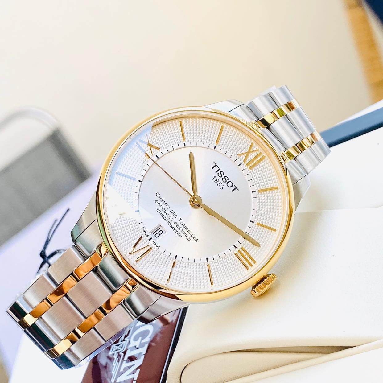 Tissot T099.408.22.038.00 นาฬิกาผู้ชาย Chemin des Tourelles Automatic Men's Watch