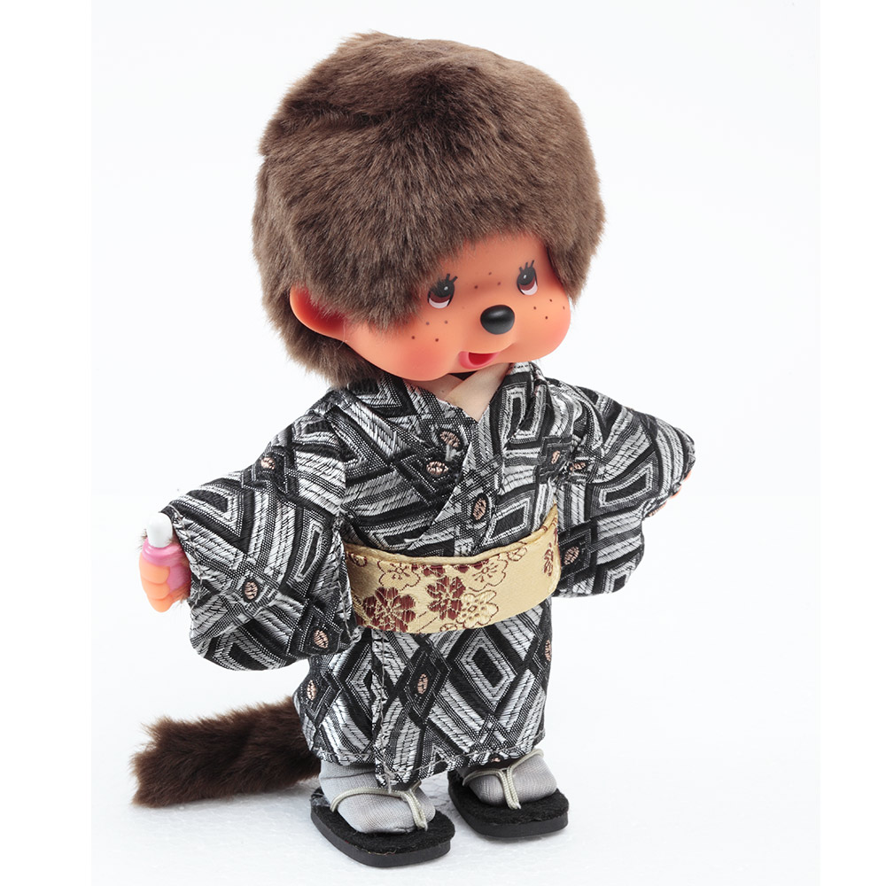 [PRE-ORDER] ตุ๊กตา ม่อนชิชิ กิโมโน Size S ม่อนชิชิคุง Monchhichi 14 x 8 x 21 cm นำเข้าจากญี่ปุ่น オリジナル お着物モンチッチ（男の子）IPM-12-Z