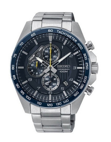 Seiko SSB321P1 นาฬิกาผู้ชาย Motosport Chronograph Tachymeter Men's Watch