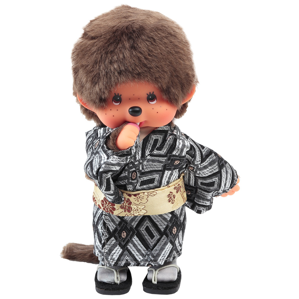 [PRE-ORDER] ตุ๊กตา ม่อนชิชิ กิโมโน Size S ม่อนชิชิคุง Monchhichi 14 x 8 x 21 cm นำเข้าจากญี่ปุ่น オリジナル お着物モンチッチ（男の子）IPM-12-Z