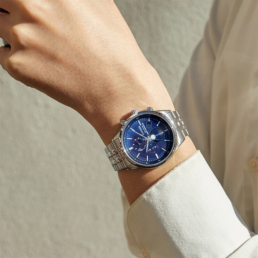 Citizen BY1030-50L นาฬิกาผู้ชาย Global Radio Controlled Eco-Drive Men's Watch