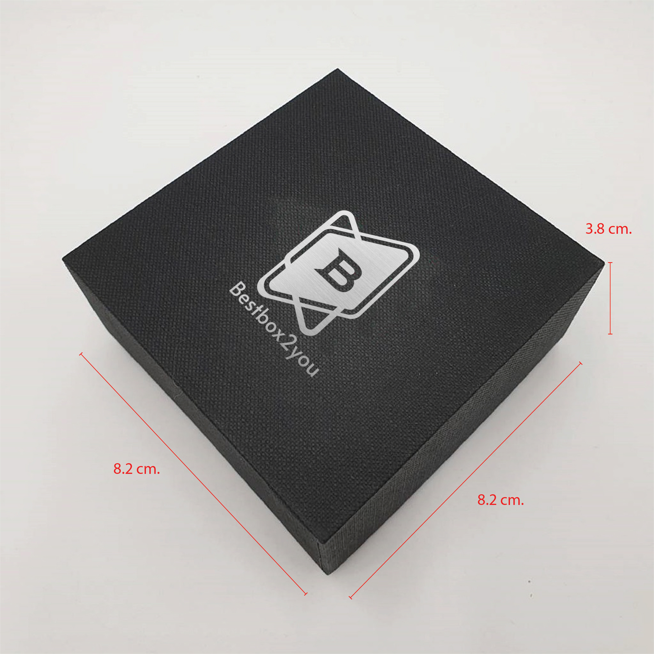 (Pre-order ขั้นต่ำ 100 กล่อง) BC115 กล่องจั่วปัง ทรงฝาครอบเต็มใบ ขนาด 8 x 8 x 4 ซม.