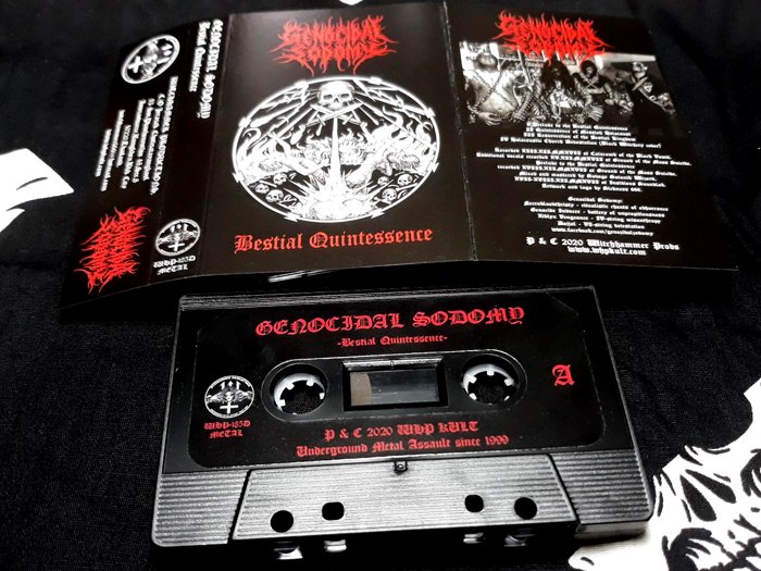 GENOCIDAL SODOMY'Bestial Quintesssence'. Tape.